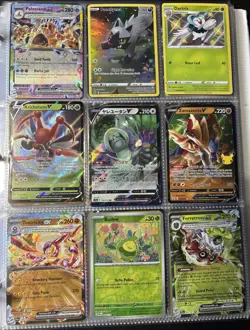 Pokemon TCG - Mixed Binder Collection Lot - V Vstar Vmax Ex - 252 Cards - Modern - Image 3
