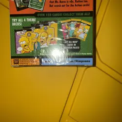 The Simpsons Trading Card Game Mr. Burns Theme Deck Sealed OOP - TCG Starter - Image 2