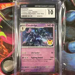 Pokemon TCG CGC 10 Ceruledge 040/091 Holo Pokemon Day Promo Card 2024 - Image 4
