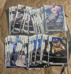Gundam Card Game White Faction Lot C/U/R Only WHITE faction 40+ Cards - Image 3