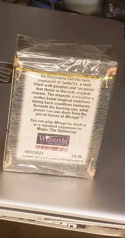 MTG Factory Sealed MAGIC The Gathering - MIRAGE STARTER Deck - 1996 60 Card Pack - Image 4