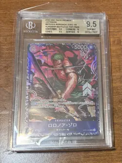 Zoro ST21-015 Flagship Battle 2025 Top 8 Prize One Piece Card BGS 9.5 - Image 1