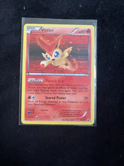 VICTINI LP Pokemon Card BW82 Shiny Holo 2011 TCG CCG PROMO - Image 1