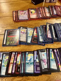 My Little Pony CCG Lot of Over 200 Cards From 2013 & 2014. Foils. Holos. Rare - Image 3