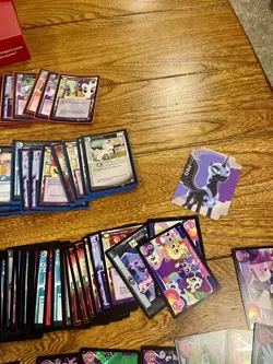 My Little Pony CCG Lot of Over 200 Cards From 2013 & 2014. Foils. Holos. Rare - Image 5
