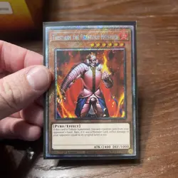 Yu-Gi-Oh! Thestalos the Firestorm Monarch Platinum Secret Rare Card RA03-EN143 - Image 1