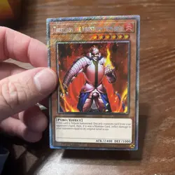 Yu-Gi-Oh! Thestalos the Firestorm Monarch Platinum Secret Rare Card RA03-EN143 - Image 3