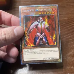 Yu-Gi-Oh! Thestalos the Firestorm Monarch Platinum Secret Rare Card RA03-EN143 - Image 5