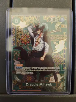 One Piece TCG OP14 Dracule Mihawk Special Print SP OP14 AA Card Game CCG ENG - Image 3