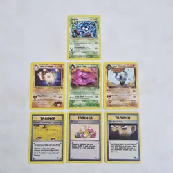 Pokemon 1999 & 2000 WOTC Mixed Bundle of 7 Cards Excellent Condition - Image 1