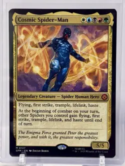 Cosmic Spider-Man Marvel's Spider-Man Normal NM Magic MTG M 127 - Image 1