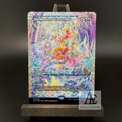 Harmonized Crescendo (0394) (Showcase) (Fracture Foil) Lorwyn Eclipsed Foil - Image 1