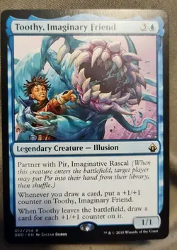 MTG FOIL Toothy, Imaginary Friend Battlebond Magic the Gathering - Image 1