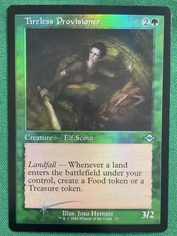 Tireless Provisioner (Retro Frame) U Modern Horizons 2 15 NM (Foil) - Image 1