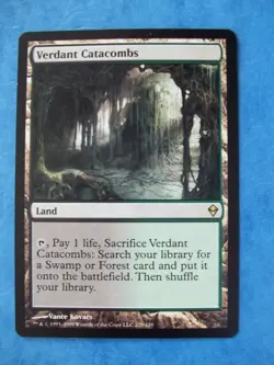 MTG Magic the Gathering VERDANT CATACOMBS ZENDIKAR NM (d) ACTUAL PICTURES - Image 1