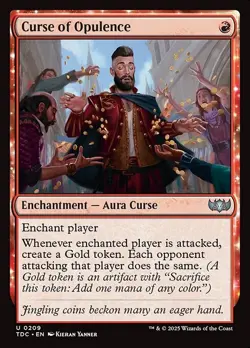 Curse of Opulence Commander: Tarkir: Dragonstorm NM MTG Non-Foil - Image 1