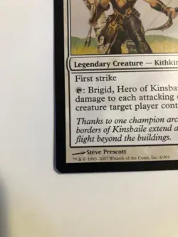 BRIGID, HERO of KINSBAILE - Lorwyn #6, Legendary Creature- Kithkin Archer !! - Image 4
