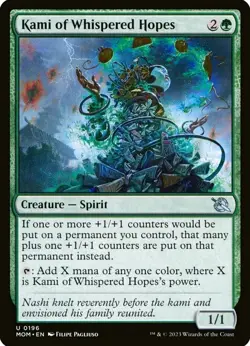 X 1 Kami of Whispered Hopes NM-M March of the Machine 196 MTG Magic - Image 1