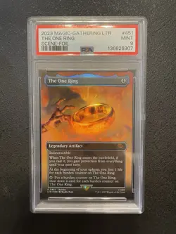 2023 Magic The Gathering - The One Ring - Foil Boarderless Promo - PSA 9 - Image 1