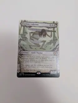 MTG - Curious Colossus (Showcase) - Lorwyn Eclipsed NM/M Condition - Image 1