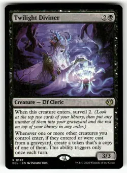 Twilight Diviner 122 NM MTG Lorwyn Eclipsed Magic - Image 1