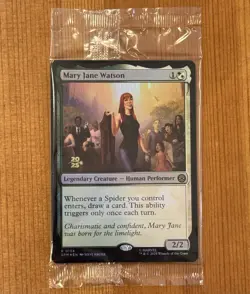 Mary Jane Watson [Prerelease] R 0134, Sealed Foil Promo, MTG Spider-Man Marvel - Image 1