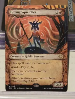 MTG Hexing Squelcher Borderless Showcase Non-Foil Lorwyn Eclipsed - Image 1