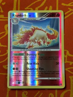 POKEMON TCG RAPIDASH 22/100 REVERSE HOLO RARE EXCELLENT STORMFRONT - Image 1