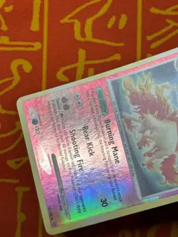 POKEMON TCG RAPIDASH 22/100 REVERSE HOLO RARE EXCELLENT STORMFRONT - Image 4