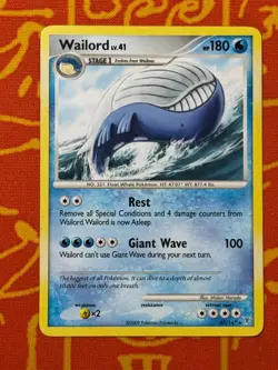 POKEMON TCG WAILORD 47/147 NON HOLO RARE LIGHT PLAY SUPREME VICTORS - Image 1