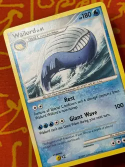 POKEMON TCG WAILORD 47/147 NON HOLO RARE LIGHT PLAY SUPREME VICTORS - Image 3