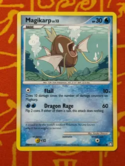POKEMON TCG MAGIKARP 89/123 NON HOLO COMMON LIGHT PLAY MYSTERIOUS TREASURES - Image 1