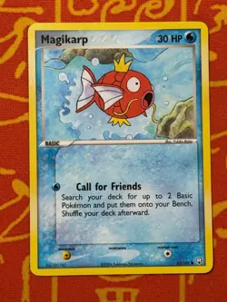POKEMON TCG MAGIKARP 65/109 NON HOLO COMMON NEAR MINT EX TEAM ROCKET RETURNS - Image 1