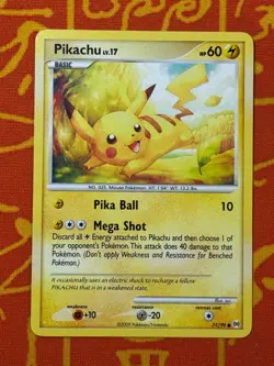 POKEMON TCG PIKACHU 71/99 NON HOLO COMMON EXCELLENT ARCEUS - Image 1