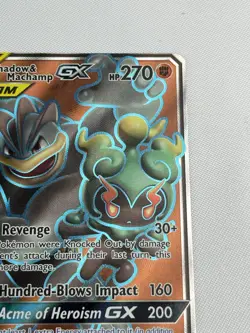 Pokemon TCG Marshadow & Machamp GX Tag Team Full Art Unbroken Bonds 198/214 NM - Image 4