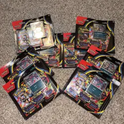 Pokemon TCG Lot of 8 Mega Evolution Phantasmal Flames 3 Pack Blister - Image 1
