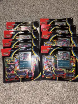 Pokemon TCG Lot of 8 Mega Evolution Phantasmal Flames 3 Pack Blister - Image 4