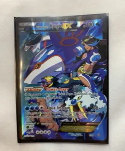 Pokemon TCG Team Aqua's Kyogre EX #6/34 Double Crisis Ultra Rare MINT CONDITION！ - Image 1