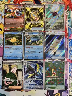 Lot Of 9 Pokemon TCG Set HOLO Rare Cards Assortment Collection Shiny FA EX - Image 1