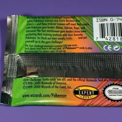 2000 POKEMON Gym Challenge Booster Pack FACTORY SEALED Top Crimp - Image 4