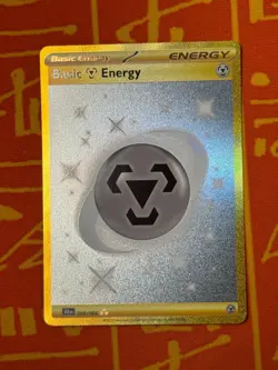POKEMON TCG BASIC METAL ENERGY 099/064 GOLD SECRET RARE NEAR MINT SHROUDED FABLE - Image 1