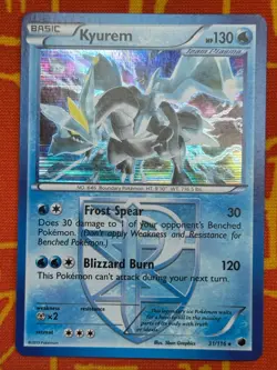 POKEMON TCG KYUREM 31/116 HOLO RARE HEAVY PLAYU PLASMA FREEZE - Image 1