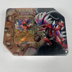 Pokemon TCG: Slashing Legends Tin Koraidon ex (Factory Sealed) 5 Booster Packs - Image 1