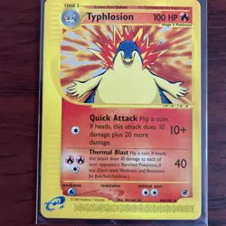 Pokemon TCG Typhlosion 64/165 Expedition Base Set Non-Holo Rare 2002 NM - Image 2
