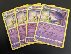 4x Pokemon - Gengar 066/196 - Deck Exclusive Rare -Non Holo Lost Origins Nm - Image 1