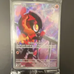 Pokemon Charcadet 022 seal Promo 2023 Flame Basic Pokemon TCG - Image 1