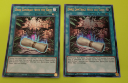 Yu-Gi-Oh Dark Contract with the Gate Ultra Rare 1st Edition GFP2-EN159 Nm x2 - Image 1