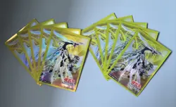 YUGIOH COSMIC QUASAR DRAGON ASIA ENGLISH EXCLUSIVE CARD PROTECTOR SLEEVES 10 PCS - Image 1