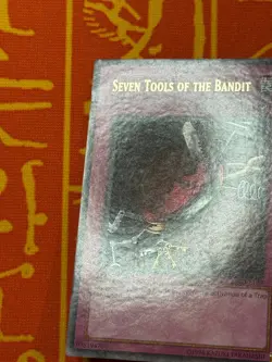 YUGIOH SEVEN TOOLS OF THE BANDIT ULTRA RARE 1ST EDITION HEAVY PLAY MRD-129 - Image 4