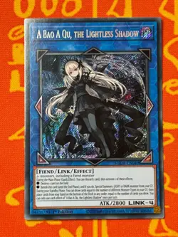 YUGIOH A BAO A QU, THE LIGHTLESS SHADOW SECRET RARE 1ST NM SUDA-EN049 - Image 1